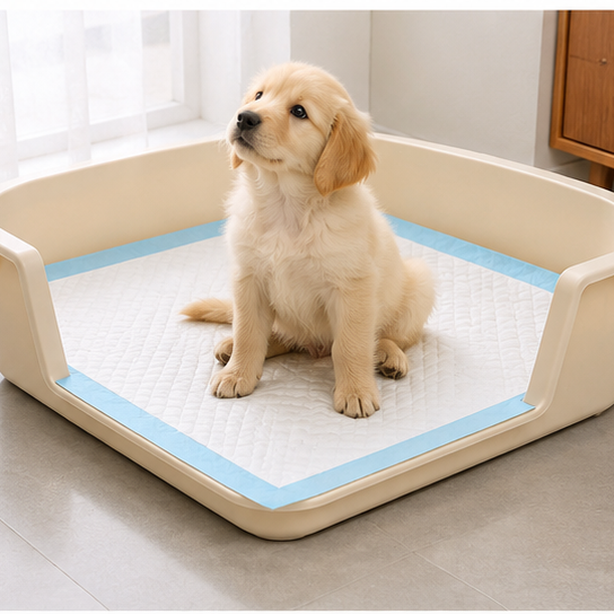 Thickened Disposable Pet Training Pads for Dogs and Cats with Absorbent Core and Leak-Resistant Backing