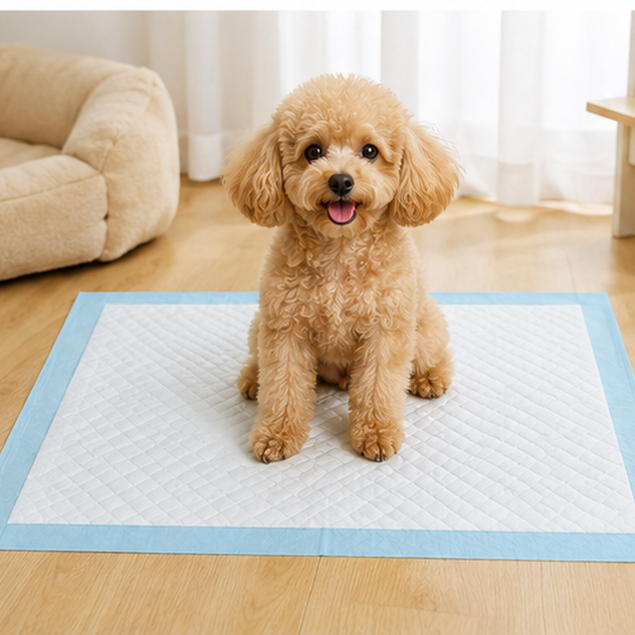 Thickened Disposable Pet Training Pads for Dogs and Cats with Absorbent Core and Leak-Resistant Backing