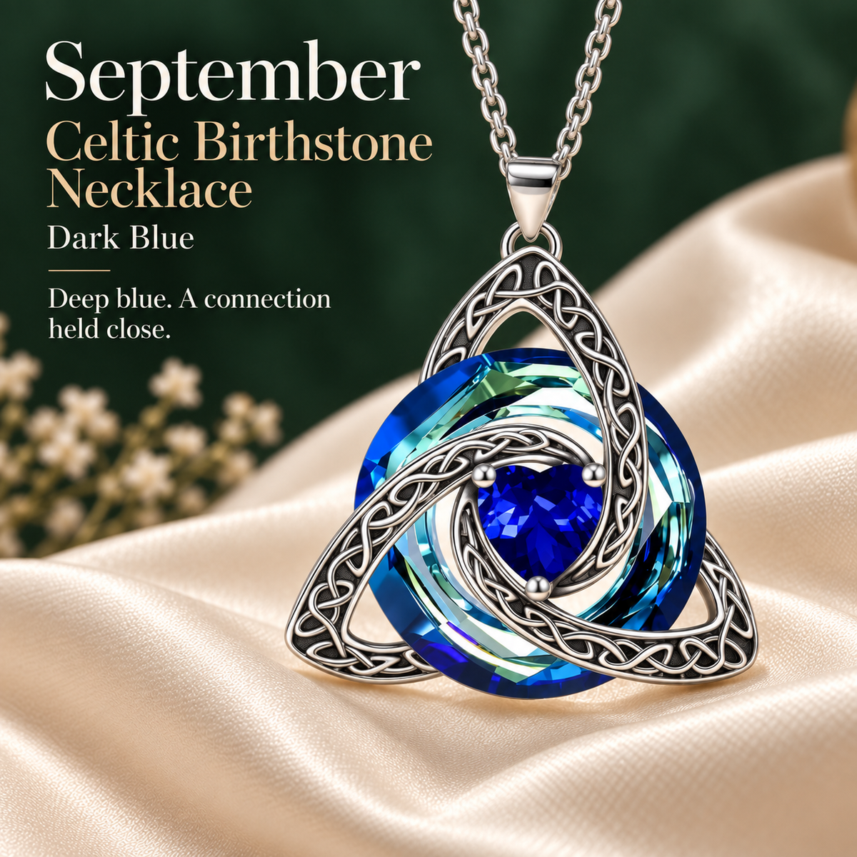 🎁Celtic Knot Birthstone Necklace — A Meaningful Gift for Her✨