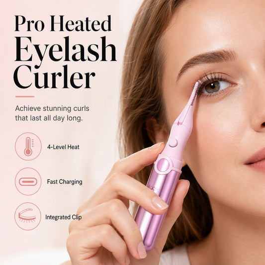 ✨ Heated Eyelash Curler — Lift & Curl Lashes in Seconds