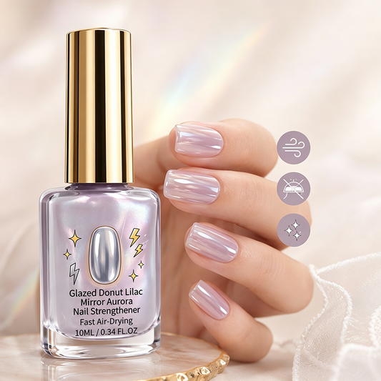 🔥 BUY 1 GET 1 FREE — Lilac Mirror Nail Strengthener 💜